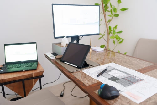 ラフデザイン・概算見積のご提案（1回目・無料）